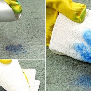 روش‌های پاک‌کردن لکه جوهر از فرش
